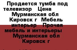 Продается тумба под телевизор › Цена ­ 2 000 - Мурманская обл., Кировск г. Мебель, интерьер » Прочая мебель и интерьеры   . Мурманская обл.,Кировск г.